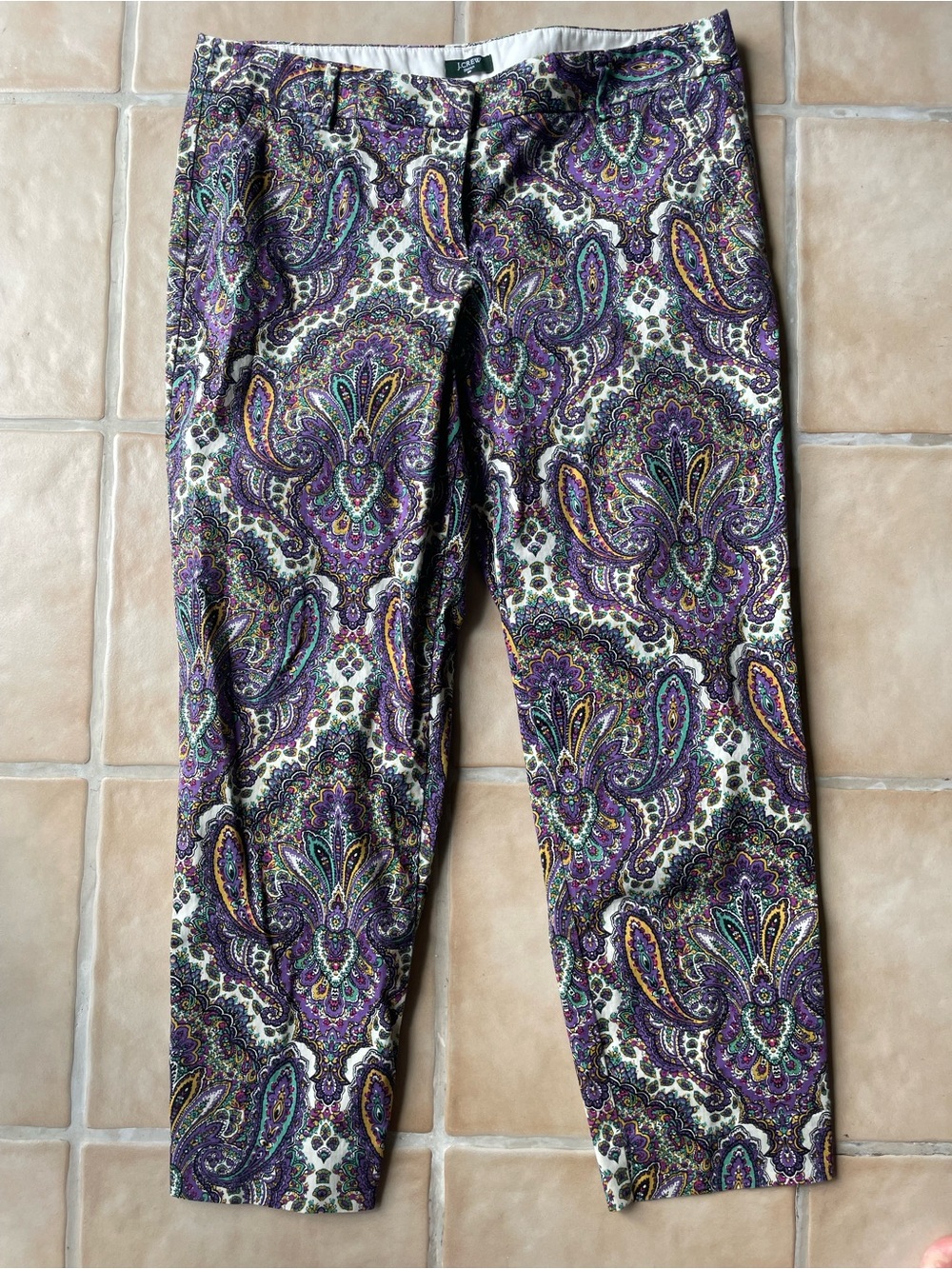 J.Crew Paisley Pants